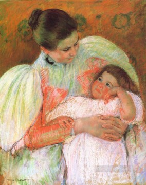 看護師と子供 母親の子供たち メアリー・カサット Oil Paintings